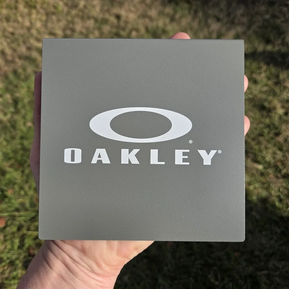 NEW Oakley Store Authentic‎ Promo Retail Display Sign Metal Endcap Y2k RARE